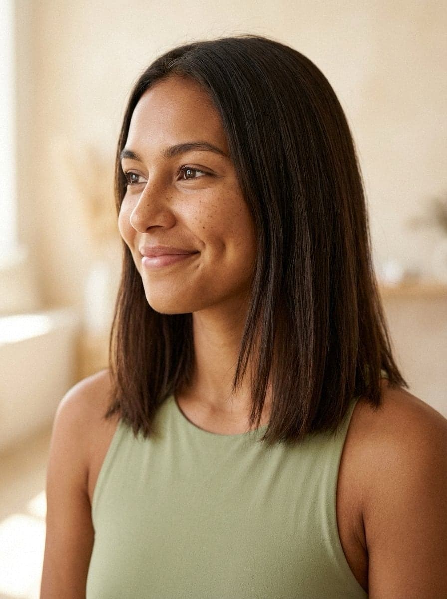 AI-generated beauty campaign with model casting